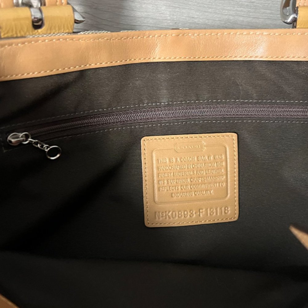 Coach Signature Handbag Style K0893-F13118 - Picture 4 of 4